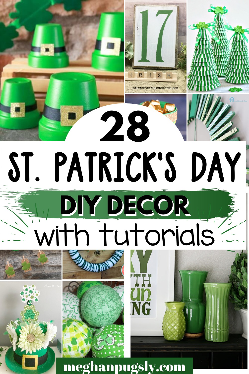 28 St. Patricks Day DIY Decor Ideas - Meghan Pugsly