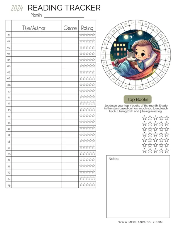 reading tracker 3